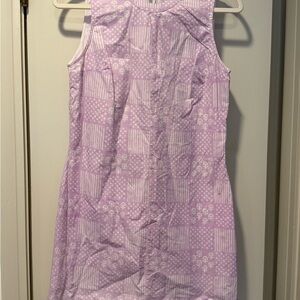 Sleeveless Lavender Mini Dress - Brand Unspecified